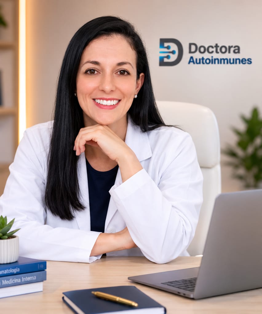 Dra. Diana Cristina Varela, Doctora Autoinmunes, en su consultorio